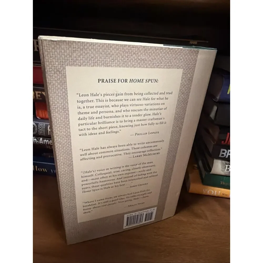 Home Spun Signed First Edition‎ Hardcover Book With Dust Jacket 1997